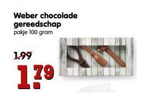 weber chocolade gereedschap