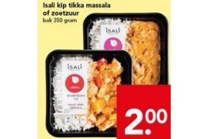 isali kip tikka masala of zoetzuur