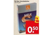 de heer chocoladeletter