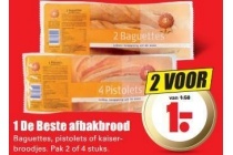 1 de beste afbakbrood