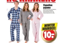 flanellen pyjama