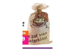 jute zak van sinterklaas
