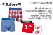 b bocelli heren boxershort