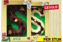 luxe chocoladeletter gevuld