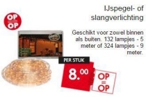 ijspegel of slangverlichting