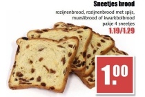 sneetjes brood