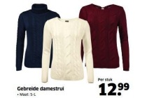 gebreide damestrui
