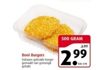 boni burgers
