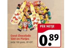 crest chocolade sint en pietjes
