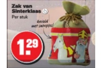 zak van sinterklaas