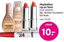 maybelline lip en teint