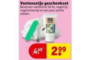 voetensetje geschenkset