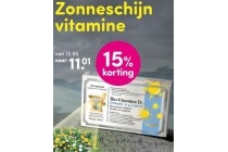 zonneschijn vitamine