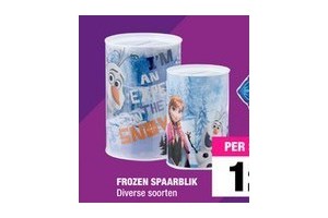 frozen spaarblik