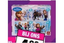 frozen 4 in 1 puzzel