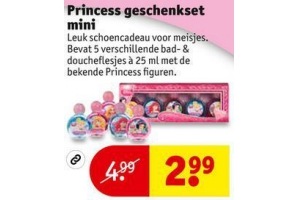 princess geschenkset mini