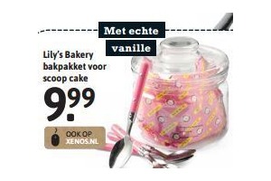 lily en rsquo s bakery bakpakket voor scoop cake