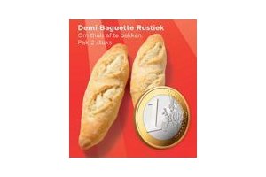 demi baguette rustiek