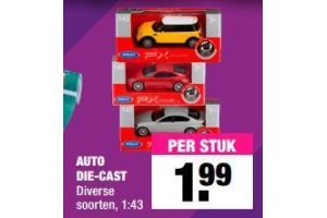 auto die cast 1 43