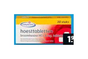 trekpleister hoesttabletten