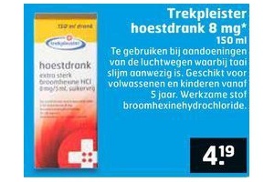 hoestdrank 8mg