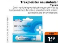 trekpleister neusinhaler