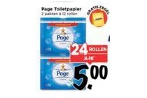 page toiletpapier