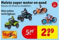 maisto super motor en quad