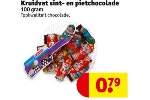 kruidvat sint en pietchocolade