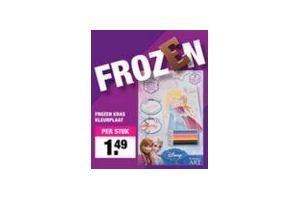 frozen kras kleurplaat