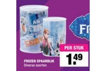 frozen spaarblik