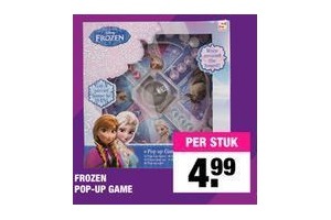 frozen pop up game