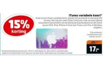 itunes variabele kaart
