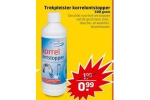 trekpleister korrelontstopper