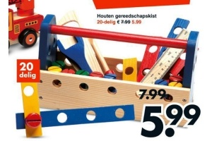 houten gereedschapskist