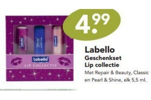 labello geschenkset lip collectie