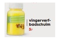 vingerverf badschuim