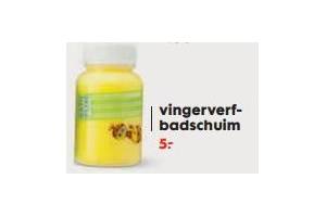 vingerverf badschuim