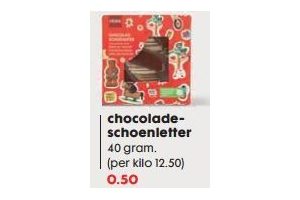 chocolade schoenletter