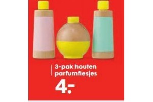 houten parfumflesjes