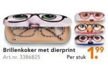 brillenkoker met dierprint