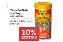 tetra goldfish voeding