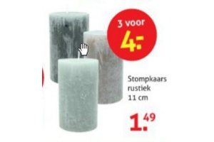 stompkaars rustiek 11 cm