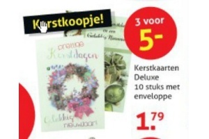 kerstkaarten deluxe