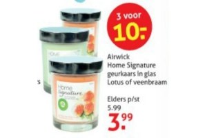 airwick home signature geurkaars