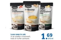 luxe soep in zak