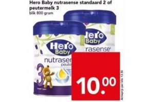 hero baby nutrasense standaard