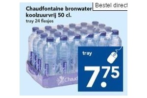 chaudfontaine bronwater koolzuurvrij 50 cl