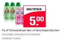 fa of schwarzkopf deo of doucheproducten