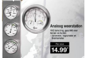 analoog weerstation